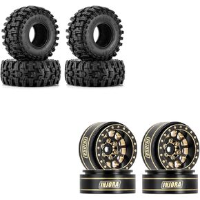 إطارات Inventa 1.0 وعجلات Beadlock لـ SCX24 AX24 TRX4M FCX24