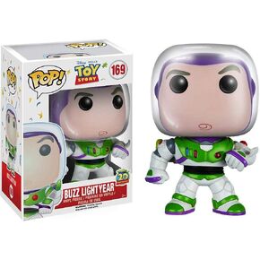 Funko Buzz Lightyear: Disney Pixar Toy Story X Pop! شكل فينيل و 1 حزمة حماية بيانية من البلاستيك الأليفة [#169/06876 - ب]