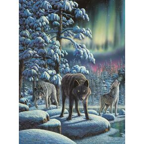 Buffalo Games - Kim Norlien - Rivers of Light - 1000 قطعة بانورامزو للبالغين - اللغز الصعب المثالي لليالي اللعبة - هو الحجم النهائي 26.75 × 19.75