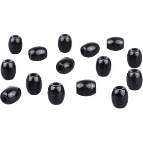 AMOGEELI 15PCS GREEN AVENTURINE Stone Barrel Barrel Barrel Stone Stone Made For Jewelry Making ، Roundelle European Big Hole Spacer Beads for Macrame Dread Hair Braids