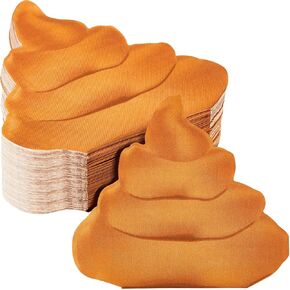 Kosiz 100 Pack Poop Party Napkins Disposable Prank Paper Napkins 2 Ply Funny Brown Napkins Party Napkins for Novelty Gift Prank Surprise Birthday Party Tableware Decor