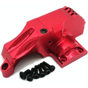 غطاء التروس الرئيسي من الألومنيوم الأحمر لـ Traxxas 1/10 Maxx 8987