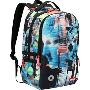 UNIKER Graffiti Backpack, Designer Laptop Backpack for 15.6 Inch Work,Water Resistant Backpack Computer Bag,Urban Graffiti