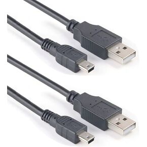 (2 Pack) Mini USB Charger and Data Cable for Texas Instruments Calculators TI-84 Plus CE Graphing Calculator, TI-Nspire CX/CX CAS, TI-84 Plus CE Color/C Silver, TI 89 Titanium (White) in Kuwait