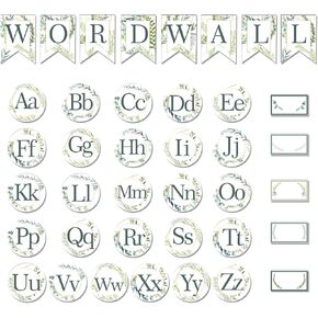 84Pcs Black & White Word Wall Bulletin Board Set,Colorful Letters Cards Alphabet Bulletin Board Cutouts,ABC Cutouts Alphabet Letters for Home Preschool Primary School Classroom Wall Decoration