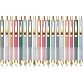 أقلام LINBSUNNE GEL PENS Black Ink Pen 0.5mm Point Point Pens Smooth Writing Supplies (12 Count)