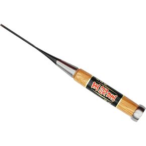 OHKANBOSHI Japanese Woodworking Chisel "Oire Nomi", Carving, Mortising, Dovetailing, Red Oak Handle, Made in Japan (3mm - 1/8")