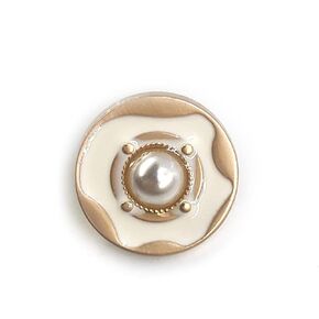 Faux Pearl طبقة المينا غير المنتظمة لخياطة أزرار سرقان 20 قطعة - 18 ملم ، 23/32 "