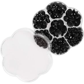 أزرار الحيوانات ، الزخرفة الأسود 184pcs الفطر الاصطناعي مقببة DIY عيون البلاستيك ، أزرار الخياطة لألعاب الفن الفني الفني