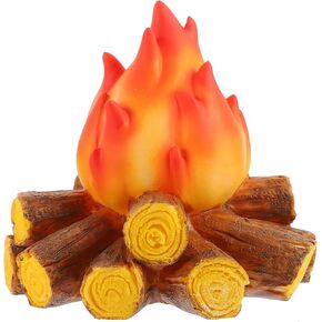 مصباح Flame غير المتقلب - مصباح Campfire Light - لعبة نار مزيفة للأطفال - راتنج عيد الميلاد لحفلات الطرف