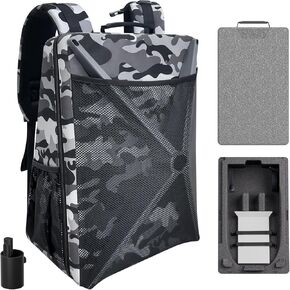 Starlink Gen 2 Travel Backpack is a Hard Storage case for Storing The Accessories of Starlink Actuated V2, Featuring a Removable camo Outer Bag