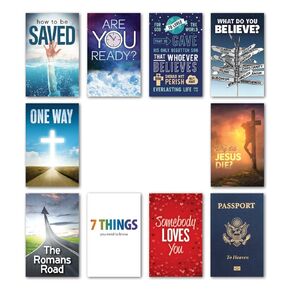 Gospel Tracts Assortment (Top Ten Titles - 100 Assorted Tracts - NIV)