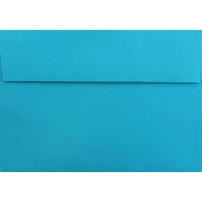 Bright Blue 25 Boxed A2 (4-3/8 × 5-3/4) مغلفات ل 4 1/8 × 5 1/2 بطاقات ، دعوات ، إعلانات من معرض المظروف