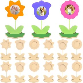 Mother's Day Crafts for Kids Spring Craft Picture Frames Craft Wooden Frames Mother's Day Gift Wooden Crafts for Classroom Activities (18)