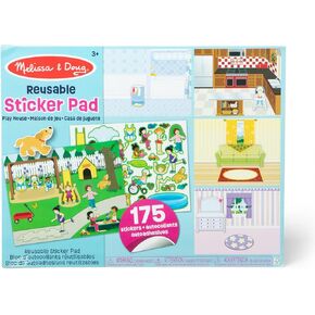 مجموعة ملصقات ملصقات ميليسا ودوغ قابلة لإعادة الاستخدام: Play House - 175+ ملصقات قابلة لإعادة الاستخدام