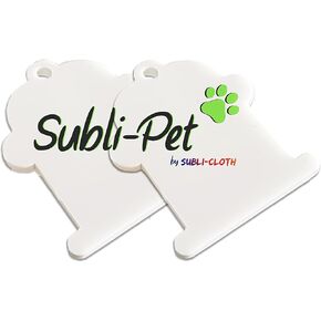 صفيحة الحيوانات الأليفة subli-pet قابلة للتخصيص بواسطة subi-cloth-حزمة الصنابير الكلاب x 10units