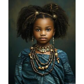 Svinoiler African American الطلاء بأرقام أرقام للبالغين ، واللوحة الزيتية الأكريليك بأرقام أرقام للمبتدئين مع فرشاة فرشاة القماش الفني للديكور المنزلي 16x20 بوصة