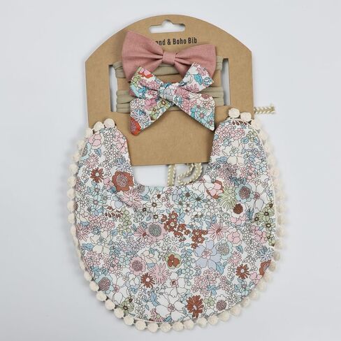 مرايل للفتيات الصغيرات من Esumun، مجموعة قماش تجشؤ قابلة للعكس للأطفال حديثي الولادة in Kuwait