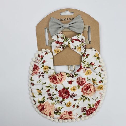 مرايل للفتيات الصغيرات من Esumun، مجموعة قماش تجشؤ قابلة للعكس للأطفال حديثي الولادة in Kuwait