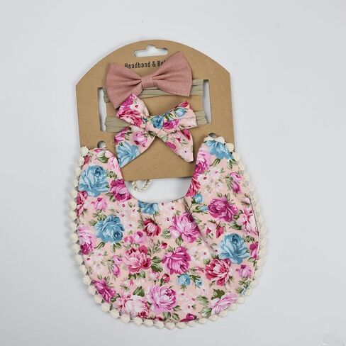 مرايل للفتيات الصغيرات من Esumun، مجموعة قماش تجشؤ قابلة للعكس للأطفال حديثي الولادة in Kuwait