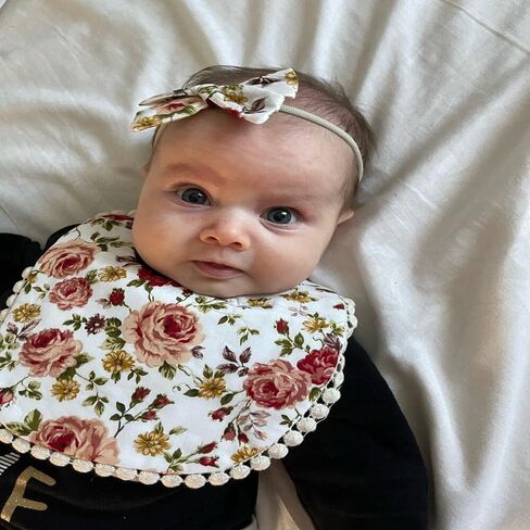 مرايل للفتيات الصغيرات من Esumun، مجموعة قماش تجشؤ قابلة للعكس للأطفال حديثي الولادة in Kuwait