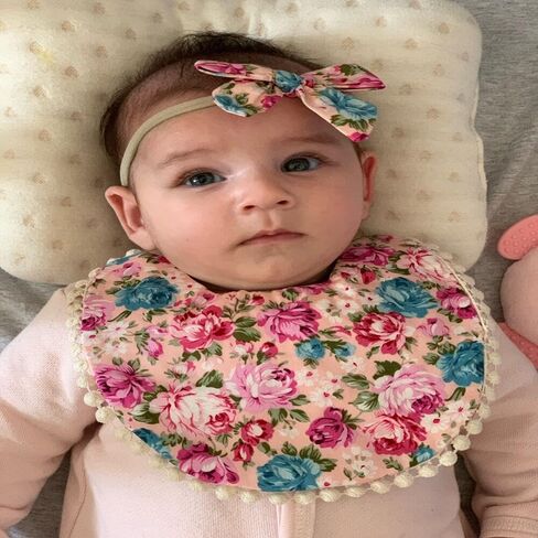 مرايل للفتيات الصغيرات من Esumun، مجموعة قماش تجشؤ قابلة للعكس للأطفال حديثي الولادة in Kuwait