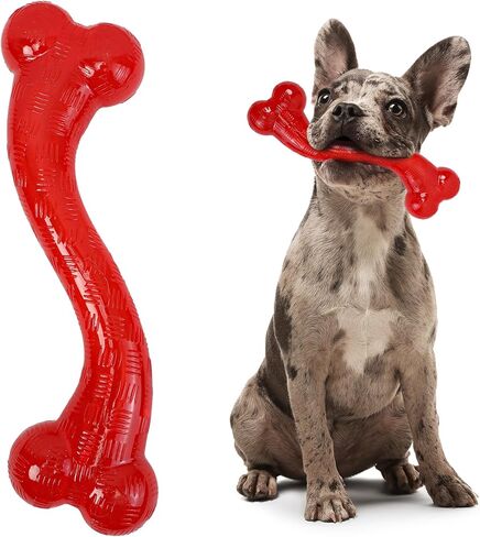 SPOT by Ethical Products - Play Strong - Trident Bone - Dog Toy for Aggressive Chewers Interactive Durable Dog Toy Red 6-Inch in Saudi Arabia