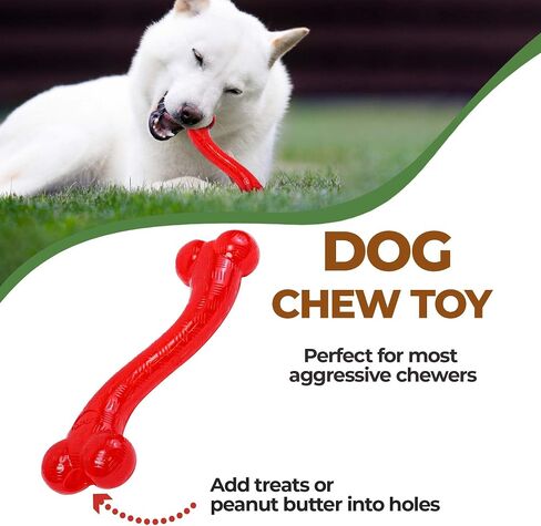 SPOT by Ethical Products - Play Strong - Trident Bone - Dog Toy for Aggressive Chewers Interactive Durable Dog Toy Red 6-Inch in Saudi Arabia