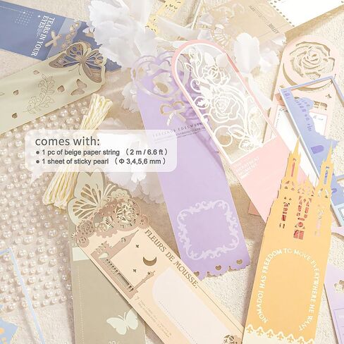 3 Packs Lace Cutout Retangular Paper Die-cut with Lace Trim Decor Note Paper Multicolor Silhouette with Hollow Patterns of Butterfly Flower Building for Scrapbooking Card Making Journal Craft (Wensor) in Kuwait
