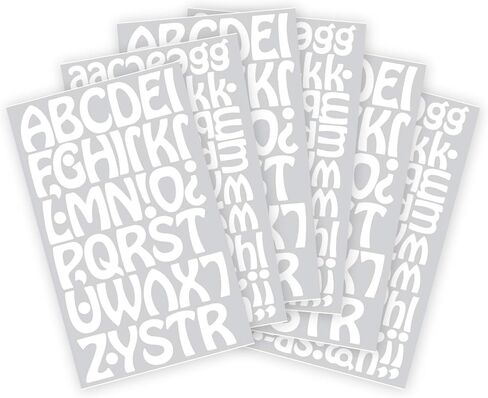 S.E.I 1 1/2-Inch Iron-on T-Shirt Letters, Cool Letter Bundle Flock Heat Transfers, White in Saudi Arabia