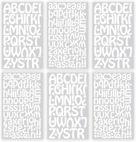 S.E.I 1 1/2-Inch Iron-on T-Shirt Letters, Cool Letter Bundle Flock Heat Transfers, White in Saudi Arabia