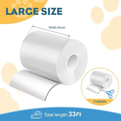 Window Sill Protector (4Inch x 16.5Ft) Cuttable Window Sill Protector,Door Protector from Dog Scratching, Protection from Dog and Cat Scratching, Chewing, Slobbering and Clawing on Window Sills in Saudi Arabia