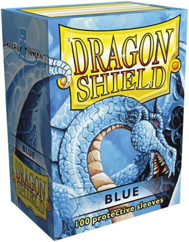 Dragon Shield Standard Size Card Sleeves – Classic White 100 CT - MTG Card Sleeves are Smooth & Tough - Compatible with Pokemon, Yugioh, & Magic The Gathering Card Sleeves in Kuwait