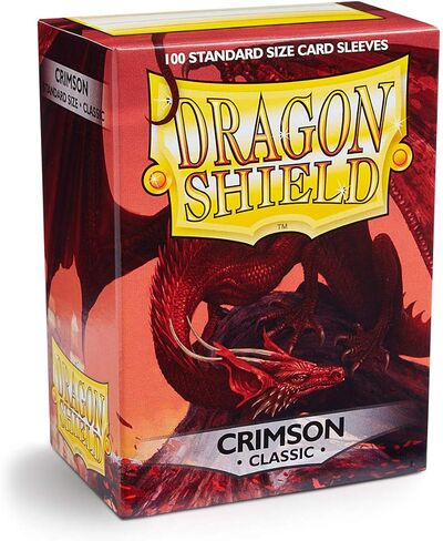 Dragon Shield Standard Size Card Sleeves – Classic White 100 CT - MTG Card Sleeves are Smooth & Tough - Compatible with Pokemon, Yugioh, & Magic The Gathering Card Sleeves in Kuwait