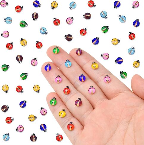 200 Pieces Colorful Tiny Ladybug Decor for Dollhouse Miniatures Resin Animals for Crafts Mini Things for Fairy Garden Micro Landscaping Decoration in Saudi Arabia