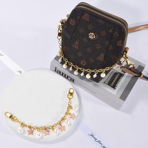RISOMI Bag or Pocket Chain,Decorative Purse Handbag Chains Replacement Extension Chain Tote Shoulder Bags Belt Chain, Cute Trouser Chains for Waist Body Accessories for Girls and Womenn(Mix) in Saudi Arabia