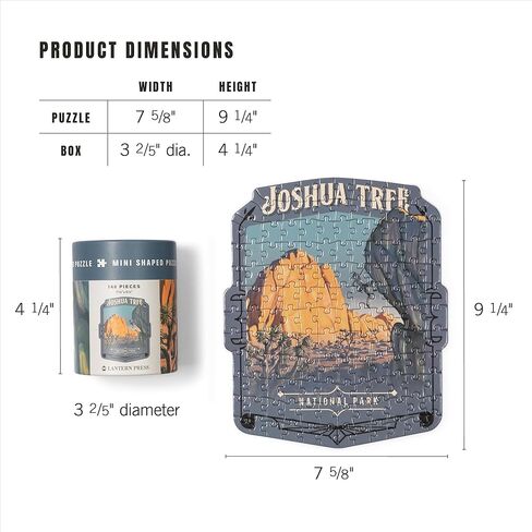 Lantern Press Mini Shaped Adult Jigsaw Puzzle, Protect Our National Parks (Rocky Mountain) in Kuwait