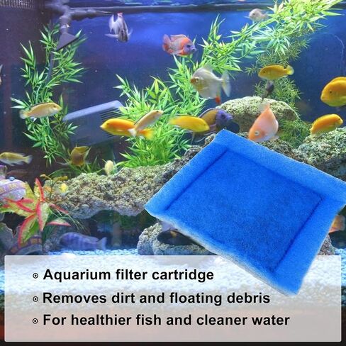 HQRP 6-Pack Aquarium Filter Compatible with Aqua-Tech for EZ-Change # 3 Filter Cartridge Fits Aqua-Tech 20-40 and 30-60 Power Filters in Saudi Arabia