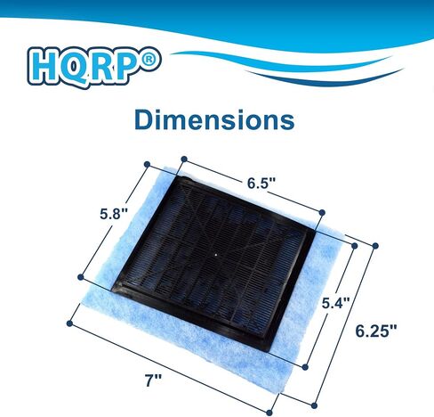 HQRP 6-Pack Aquarium Filter Compatible with Aqua-Tech for EZ-Change # 3 Filter Cartridge Fits Aqua-Tech 20-40 and 30-60 Power Filters in Saudi Arabia