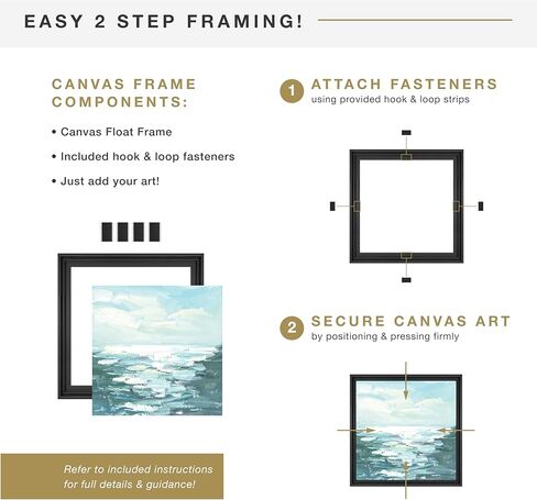 MCS 16 × 20 بوصة، لوحات قماشية جاهزة للتركيب، إطار أسود، 16 × 20 بوصة، in Kuwait