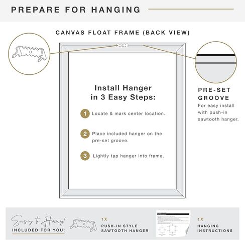MCS 16 × 20 بوصة، لوحات قماشية جاهزة للتركيب، إطار أسود، 16 × 20 بوصة، in Kuwait