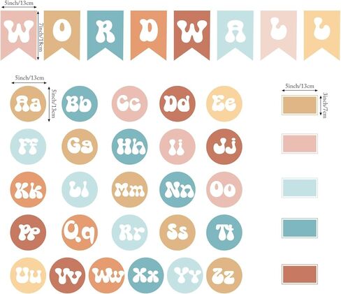 84Pcs Black & White Word Wall Bulletin Board Set,Colorful Letters Cards Alphabet Bulletin Board Cutouts,ABC Cutouts Alphabet Letters for Home Preschool Primary School Classroom Wall Decoration in Kuwait