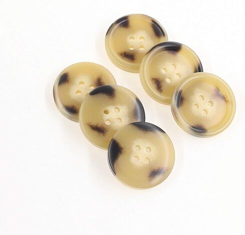 Leekyer 1.1 Inch Large Buttons 4 Hole Coffee Color with Spot Round Flatback Resin Buttons for Sewing Tailor Crafts Coats Handemade Decorate Children’s Manual Ornament (28mm,Pack with 40 pcs) in Saudi Arabia