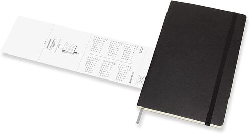 Moleskine 2022 Weekly Planner, 12M, Large, Black, Soft Cover (5 x 8.25) in Kuwait
