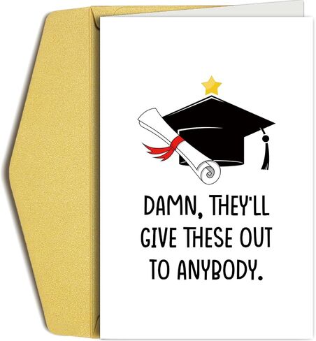 Funny Pun Cat Graduation Card for Men Women, Cute Congratulations Grad Cards for Cats Lover, High School College Grad Gifts from Cat in Saudi Arabia
