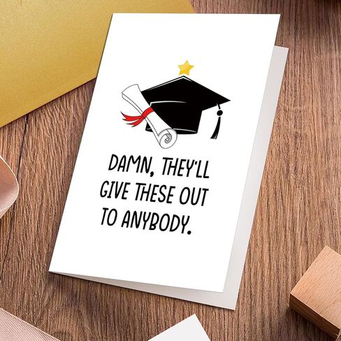 Funny Pun Cat Graduation Card for Men Women, Cute Congratulations Grad Cards for Cats Lover, High School College Grad Gifts from Cat in Saudi Arabia
