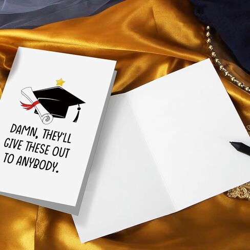 Funny Pun Cat Graduation Card for Men Women, Cute Congratulations Grad Cards for Cats Lover, High School College Grad Gifts from Cat in Saudi Arabia