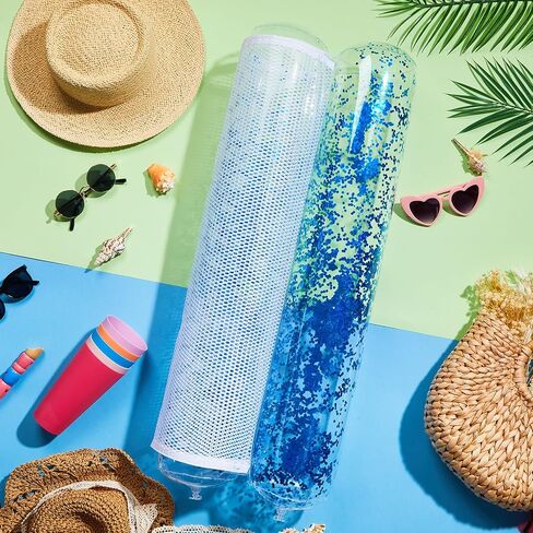 Sratte Pool Float Glitter Water Hammock Pool Loungers Inflatable Swimming Pool Hammock Multi-Purpose Water Floaties for Adults Lake Pool Summer Accessories Party in Saudi Arabia