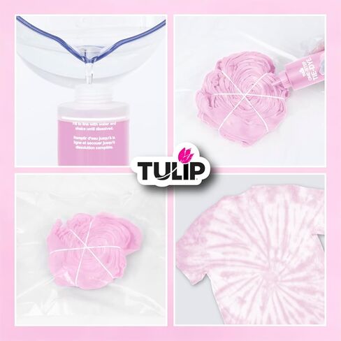 Tulip One-Step Tie-Dye Kit Tulip Fabric Dye Open Stock 21543 Fdy Opstk Red 3/36, As Detailed in Kuwait