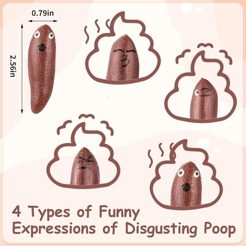 36 Pcs Halloween Funny Slingshot Finger Toys, Halloween Poop for Finger Slingshot, Rubber Flying Shooting Game Toy for Boy, Halloween Goodie Bag Fillers for Birthday Party, 4 Style Mixed Mixing in Kuwait